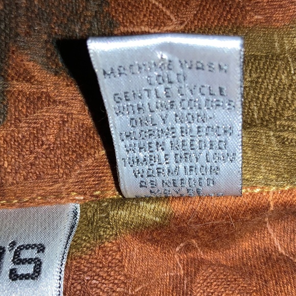 Chico’s southwestern style print cotton jacket Sz 0 (4/S) Aztec rodeo - Picture 9 of 9